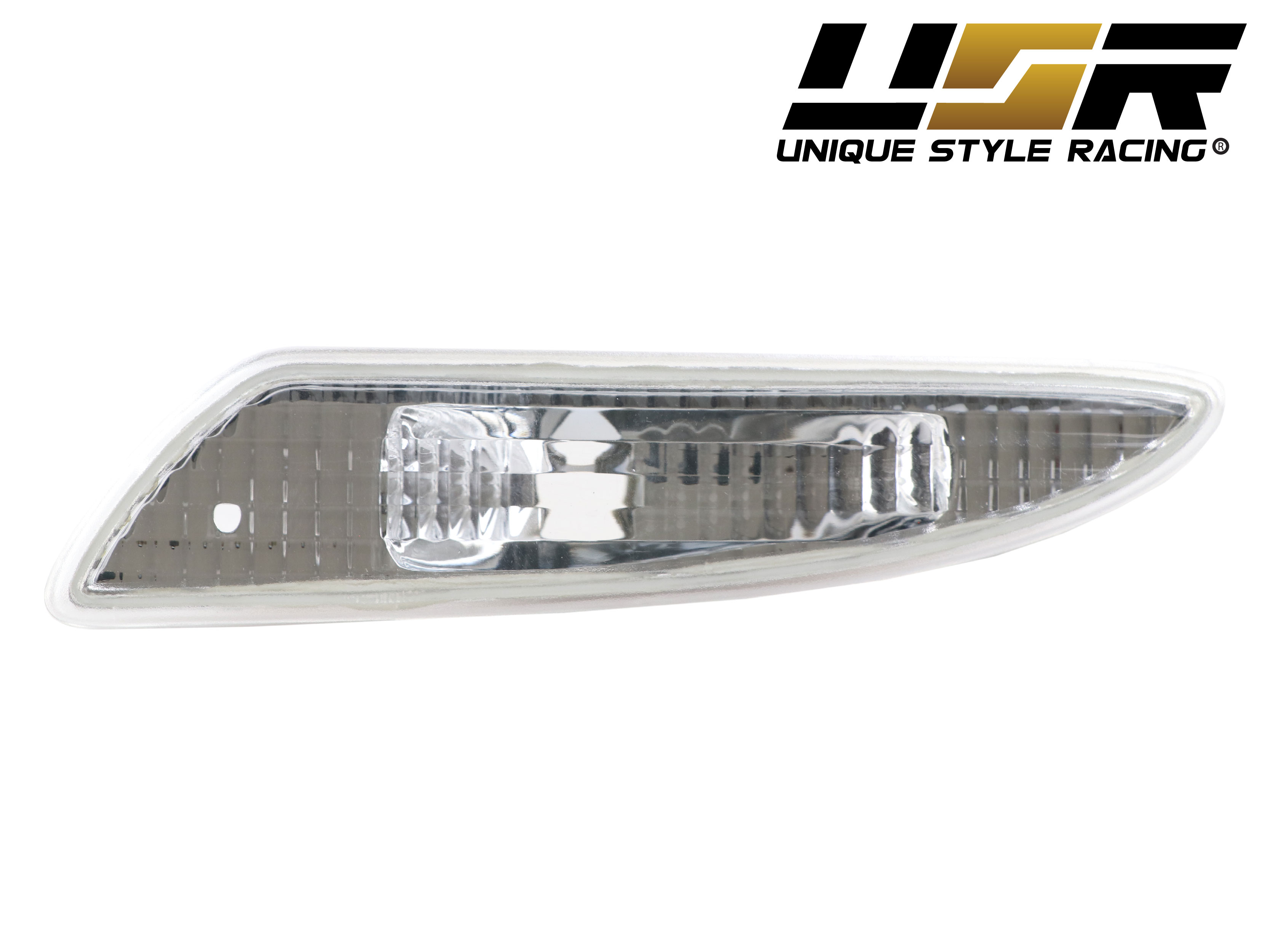 Clear Bumper Side Marker Lights Pair For 2007-2008 Mercedes