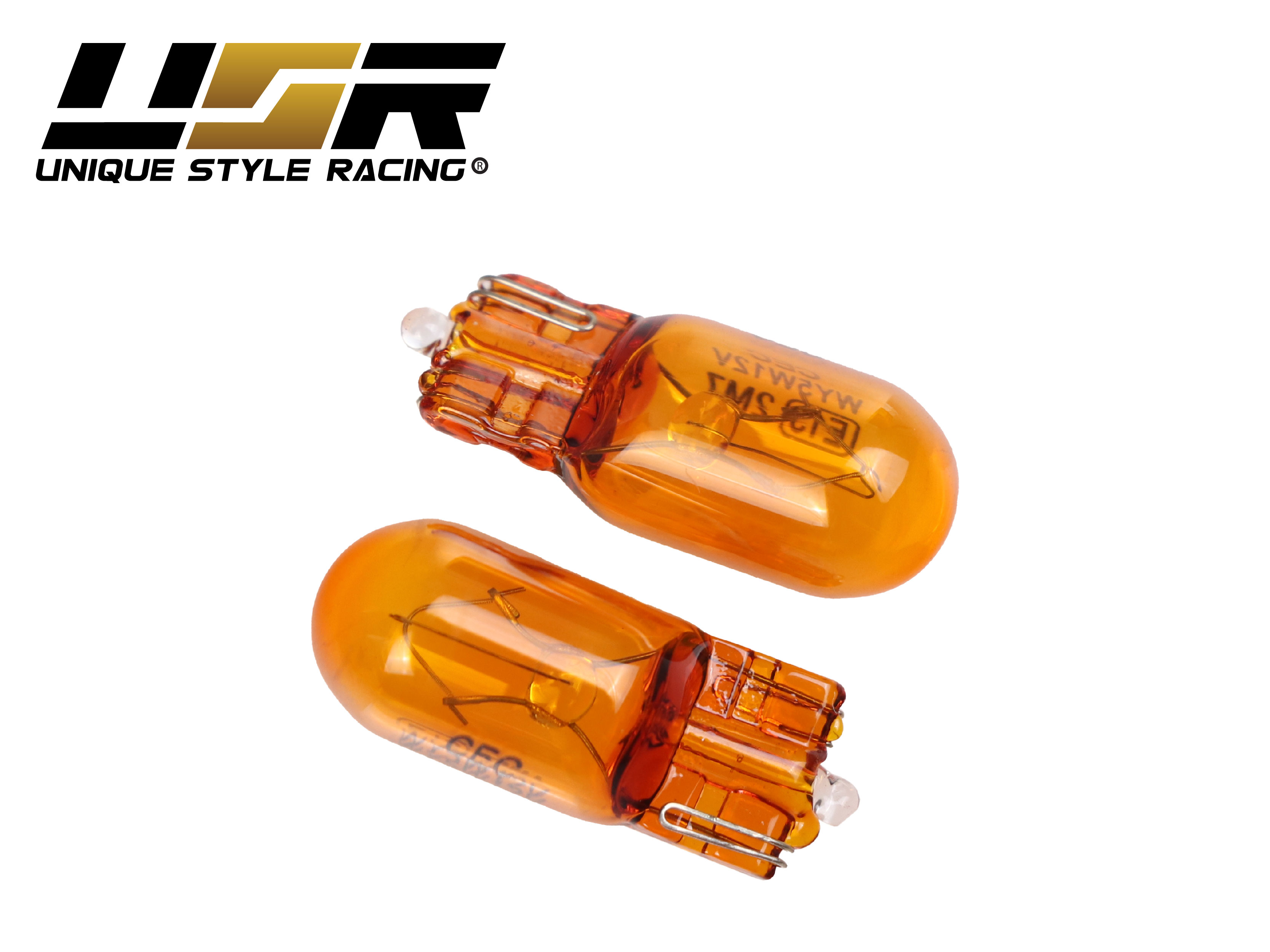 For 08-11 Mercedes Benz W204 C-Class Clear Bumper LED Side Marker Lights Lamps