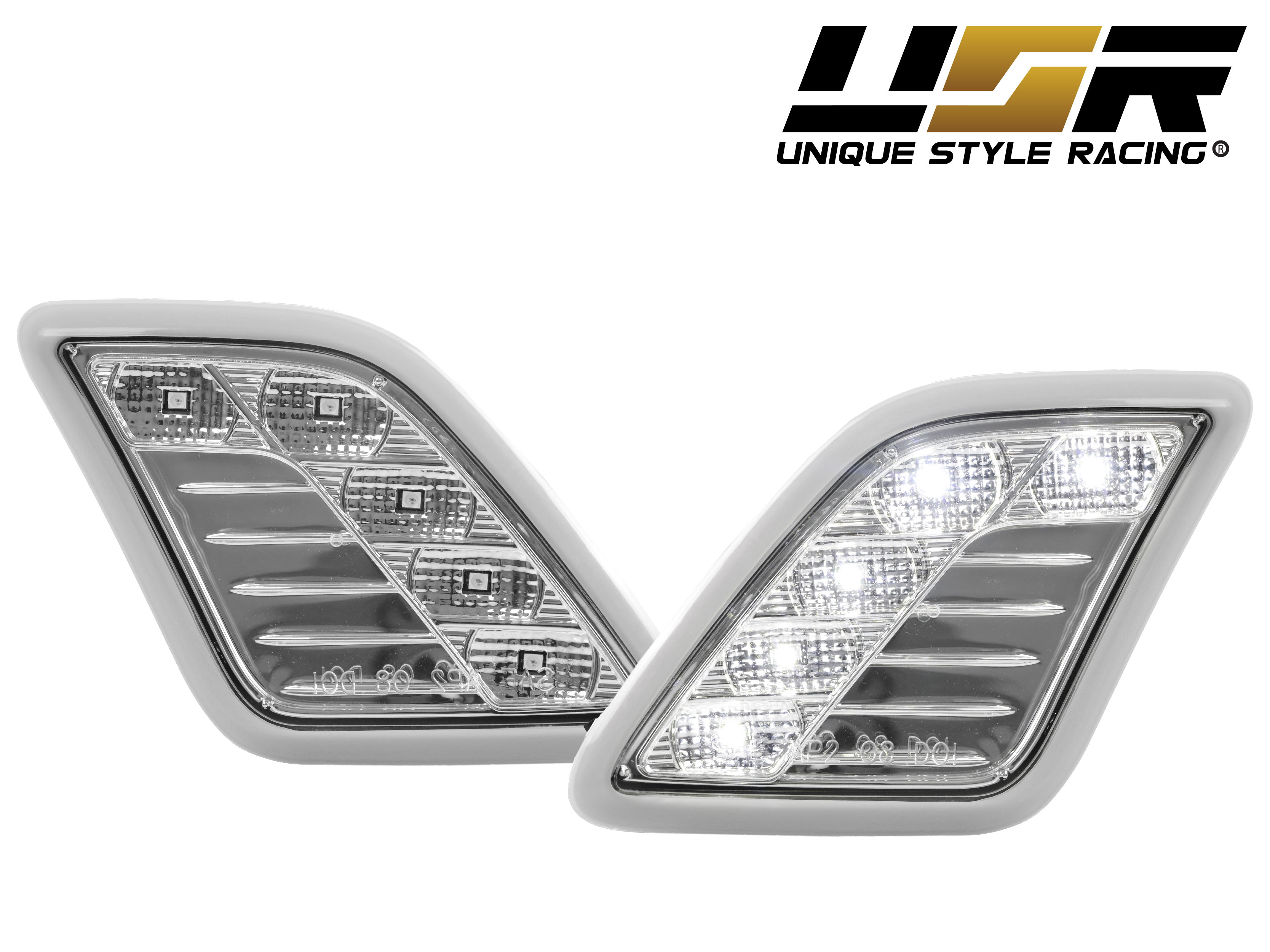 litzland Amber LED Side Marker Light Compatible with