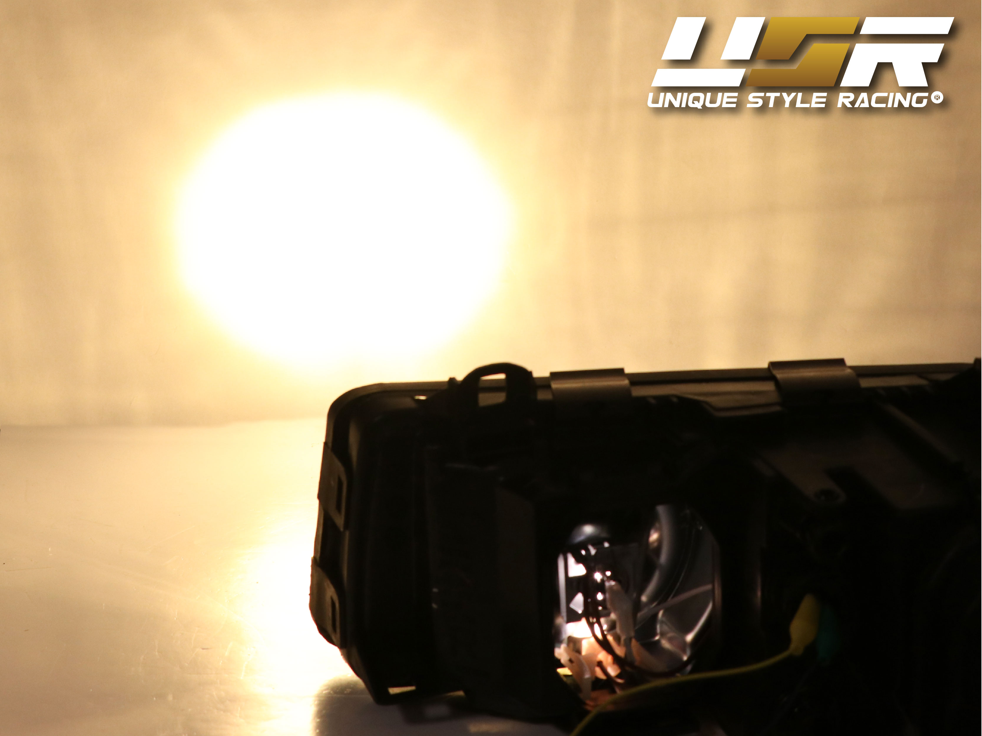 Euro GLASS Hella Style Ellipsoid Projector Headlight by DEPO for E36 3