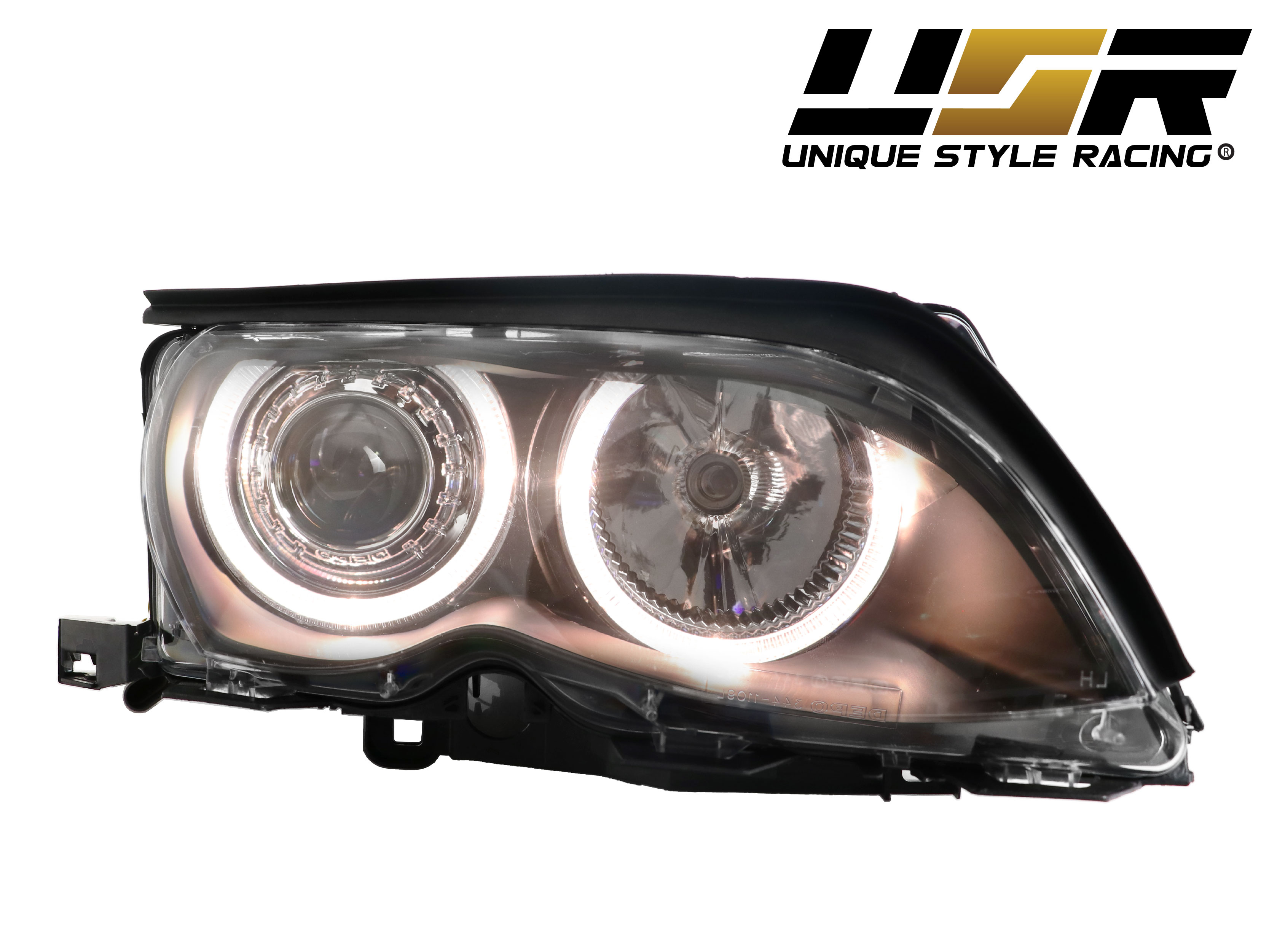 LED Angel Eyes Retrofit For BMW E46 Coupe/Sedan/Wagon Non-Projector Halogen  Headlight Car Lights Cotton Light Switchback Halos - AliExpress