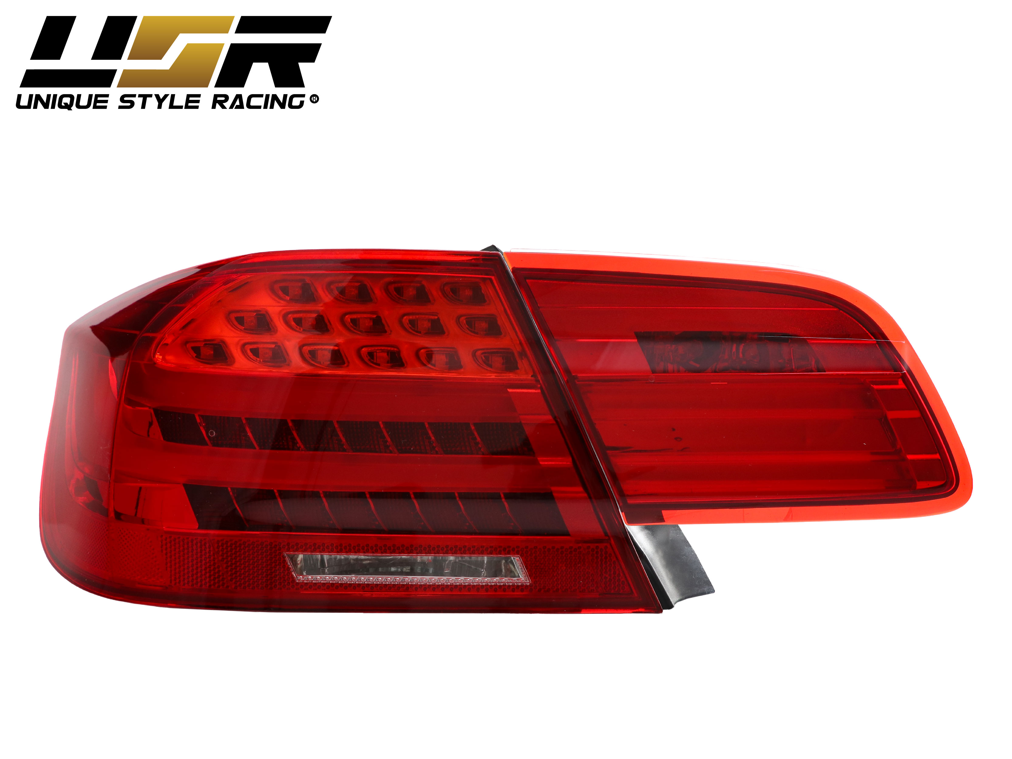 Depo Umbau LED Rückleuchten LCI Red Rot Klar passend für BMW E92 +