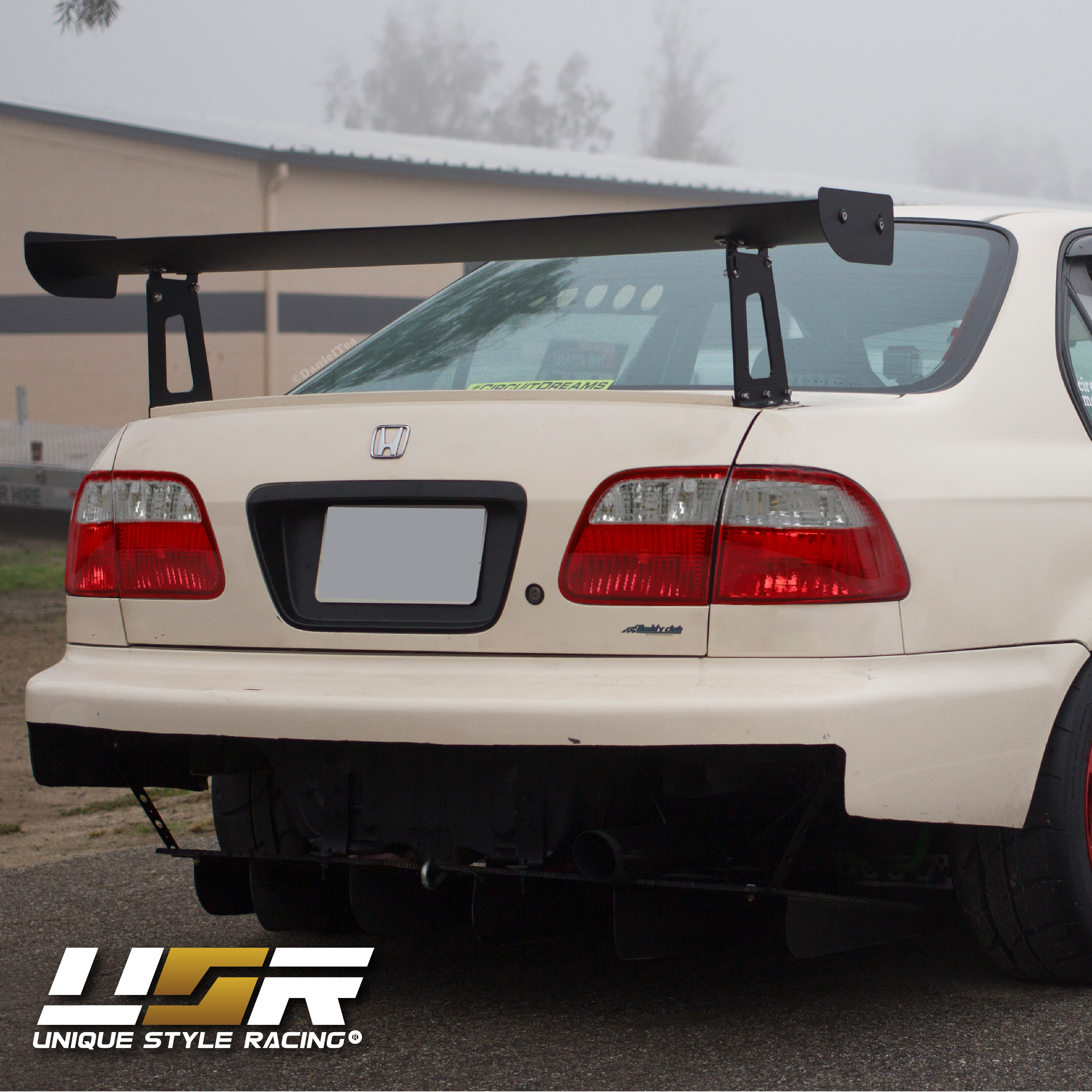 DEPO JDM Red / Clear EK Rear Tail Light Set For 1999-2000 Honda